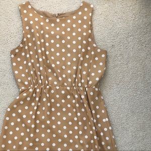 J.Crew polkadot dress